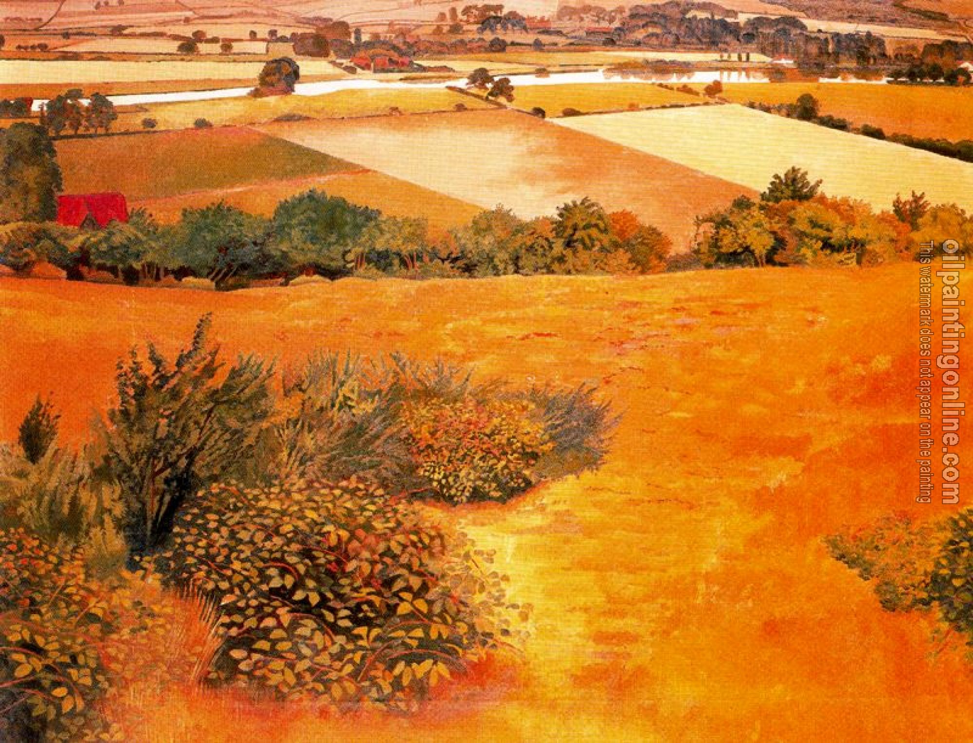 Stanley Spencer - Cockmarsh Hill, Cookham